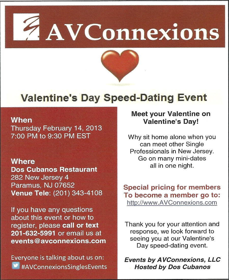 Speed dating nj events